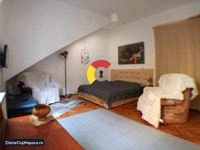Apart. fain cu 2 camere la casa, acces curte, zona P-ta Mihai Viteazu