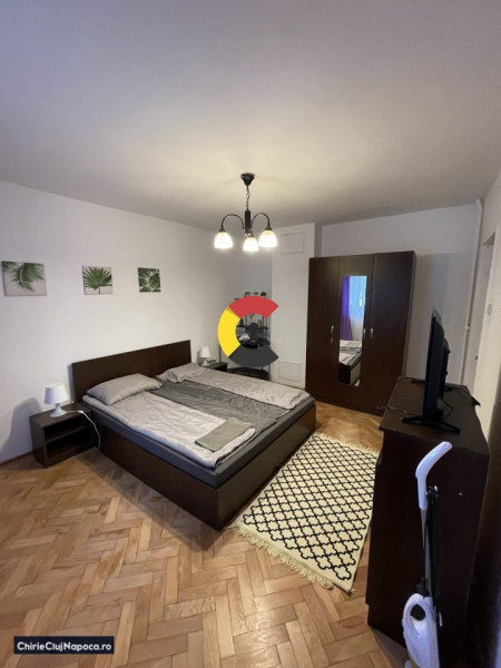 Apartament o camera| Zona Big Manastur| Centrala proprie 