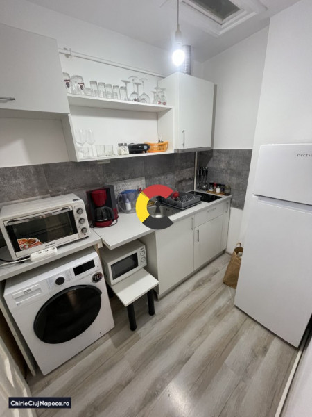 Apartament o camera| P-ta Garii| Parcare| Centrala proprie 