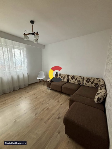 Apartament cu 2 dormitoare separate in cart.Manastur| nou mobilat | 