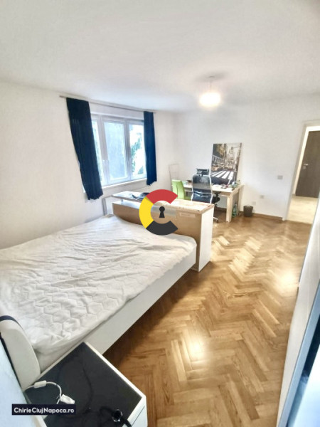 Apartament spatios cu 3 camere, GRIGORESCU, 3-4 minute de bus, parcare 