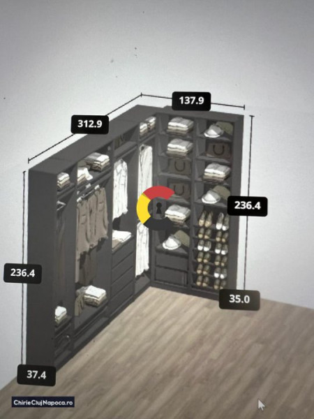 Apartament 2 camere| Nisa dressing| Prima inchiriere| Zona Sigma