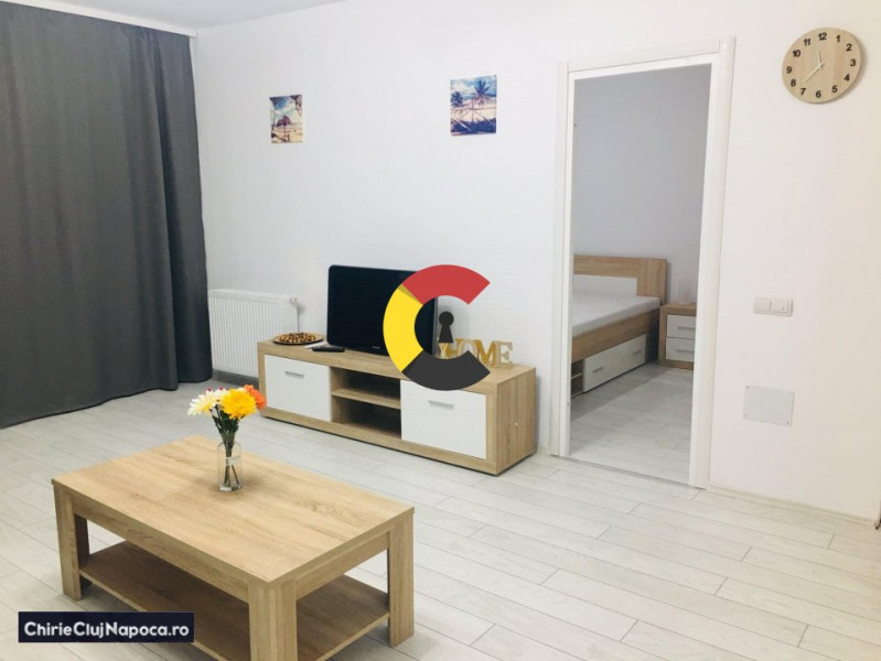 Apart modern cu 2 camere | terasă | Grand Park - zona Iulius Mall