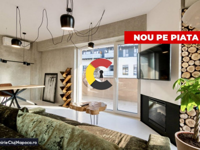 Apartament superb cu 2 camere, CENTRAL, zona Bosch, parcare subterană 