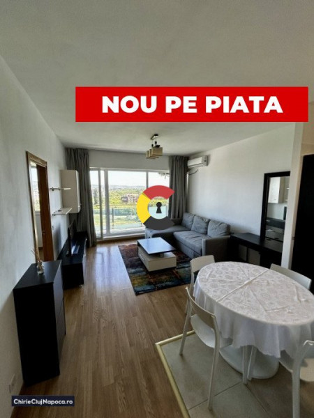 Apartament frumos cu 2 camere, GHEORGHENI, zona Viva City, parcare subterană 