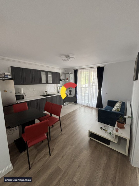 Apartament fain cu 2 camere! Beta Residence-Chinteni Prima închiriere