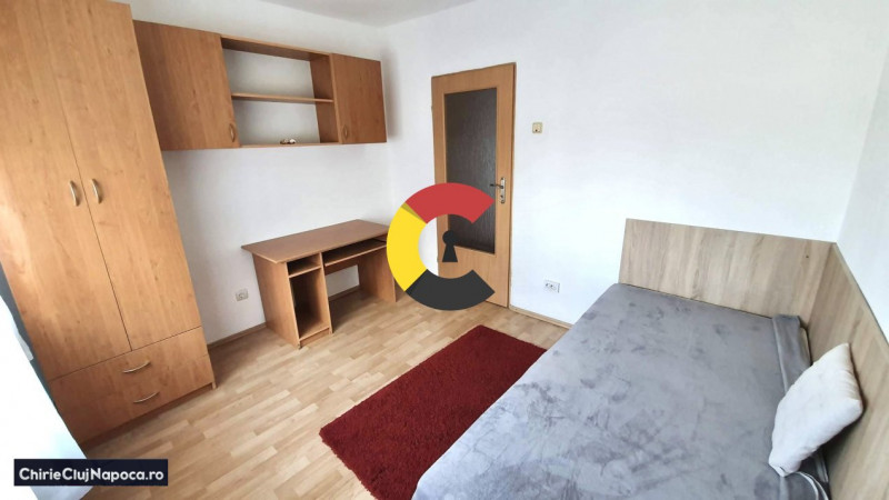 Apartament studentesc cu 4 camere, MANASTUR, zona Pod Calvaria 