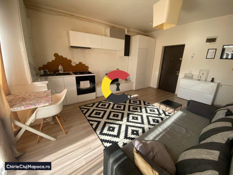 Apartament modern cu 1 camera la cheie zona Vivo Mall, parcare proprie