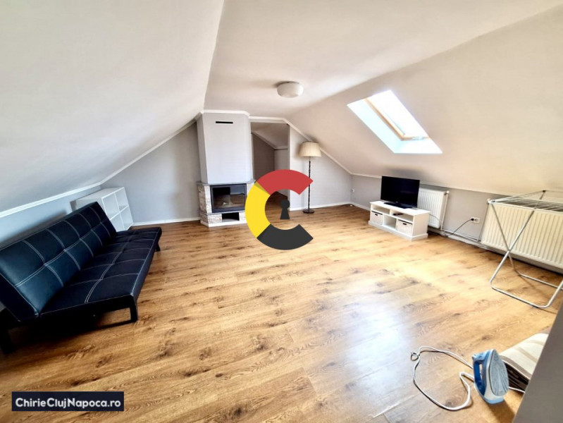 Apartament la mansardă cu 2 camere în cartier SOMEȘENI 