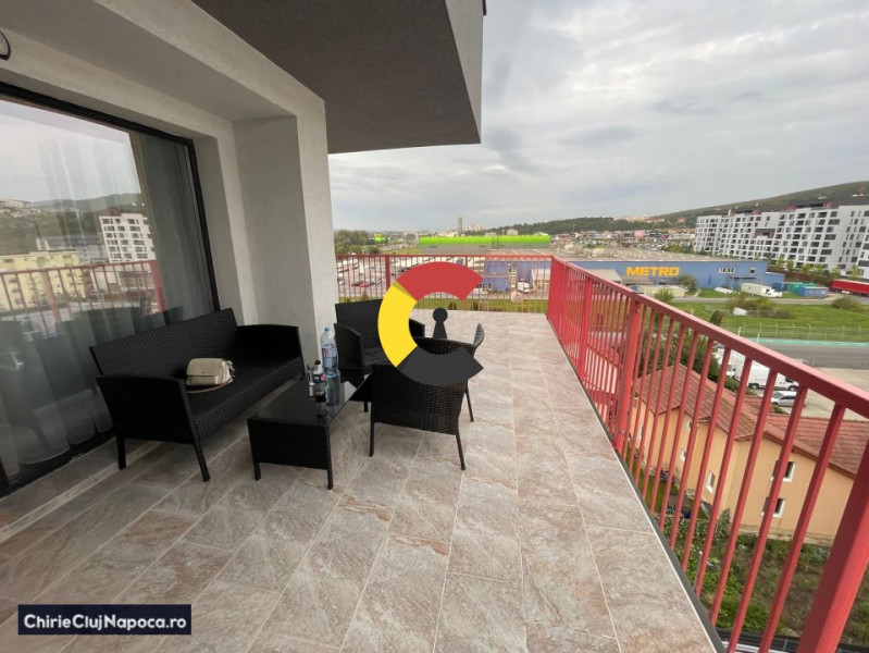 Apart. modern cu 2 camere | Terasa 25 mp | langa Vivo Mall | Parcare 