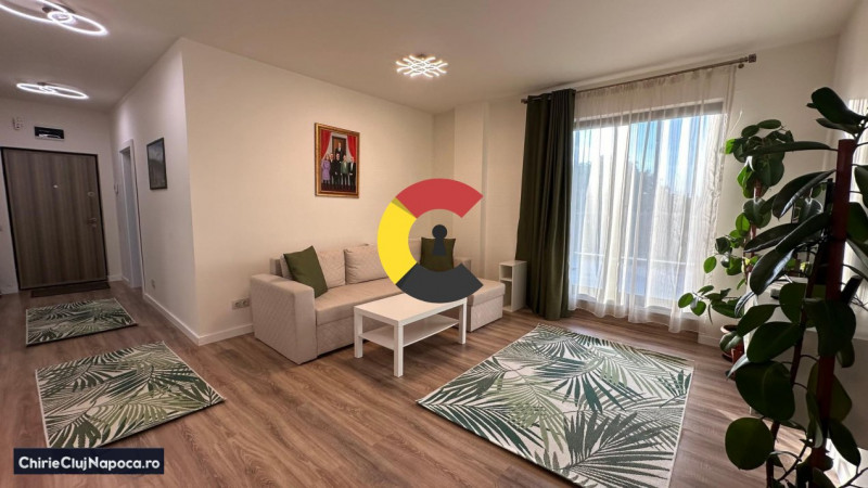 Apartament frumos cu 2 camere,  BORHANCI, zona Gradinitei Brainy, terasa