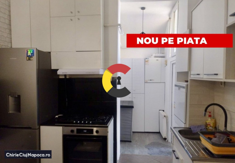 Apartament dragut cu o camera, la casa, CENTRU, zona Traian, curte comuna 