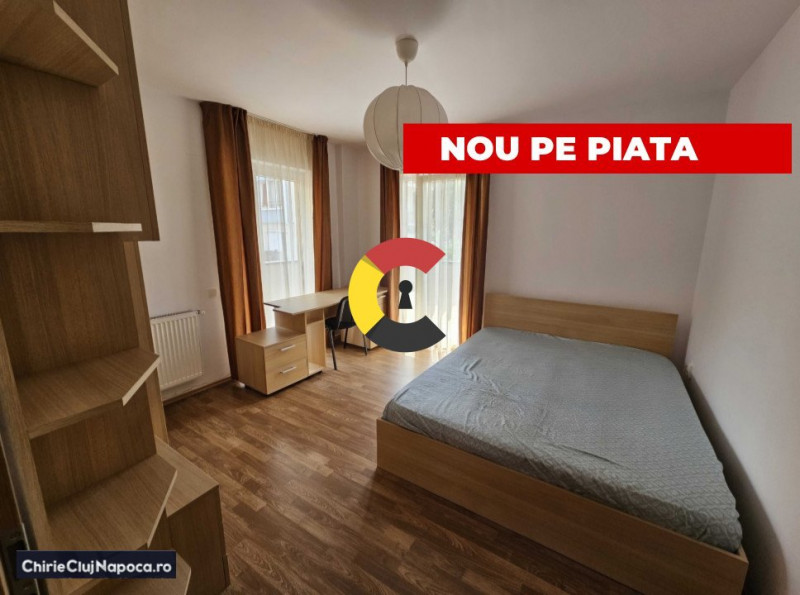 Apartament frumos cu 3 camere + 2 bai - Centru zona Platinia -Parcare 