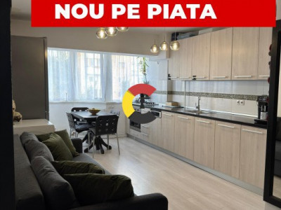 Apartament modern cu 3 camere, complet mobilat, zona Plopilor