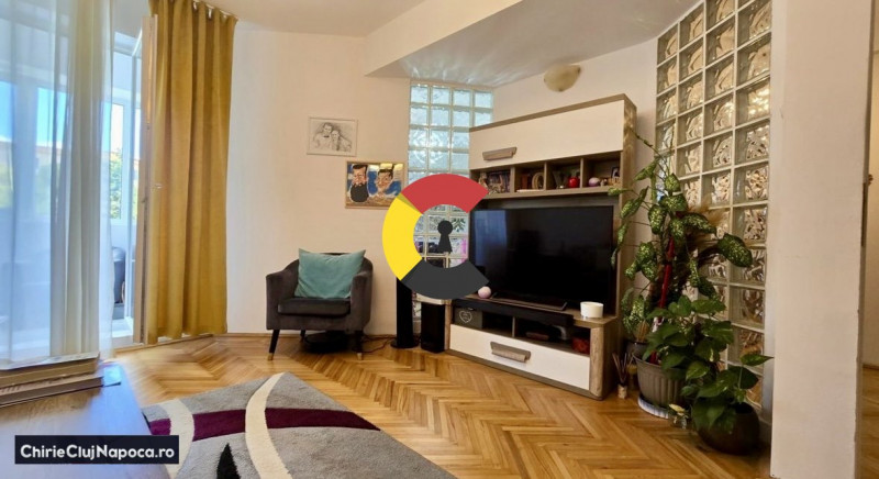 Apartament frumos cu 2 camere, ZORILOR, zona Spitalului de Recuperare, balcon