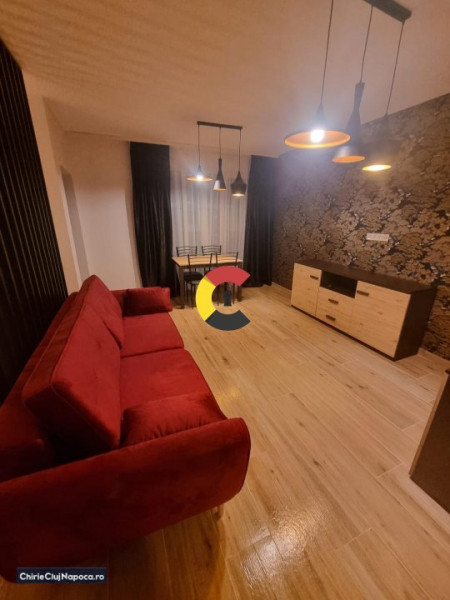 Ap. modern cu nisa de dormit-parcare-balcon, parcul poligon, Floresti