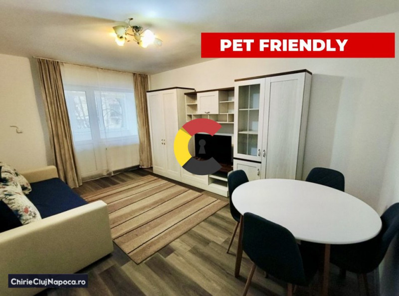 Apartament frumos cu 2 camere, cartier Manastur, PETFRIENDLY