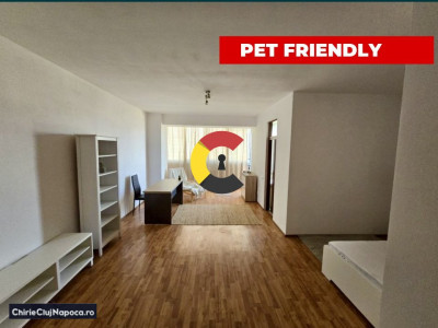 Apartament spatios cu o camera open space, Dorobantilor, PETFRIENDLY