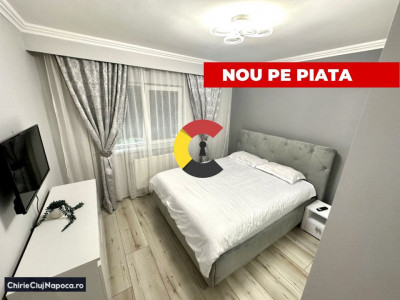 Apartament frumos cu 3 dormitoare, MARASTI, zona Panemar, balcon si parcare 