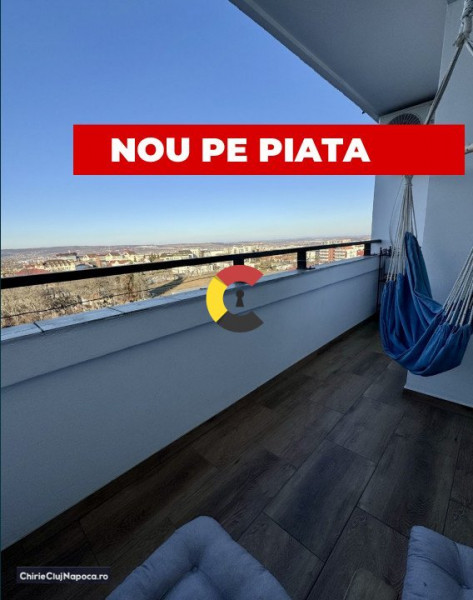 Apartament fain cu 3 camere, Calea Turzii, zona MOL, terasa si parcare 