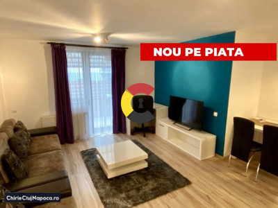 Apartament nou cu 2 camere, Gheorgheni, cu terasa si parcare subterana