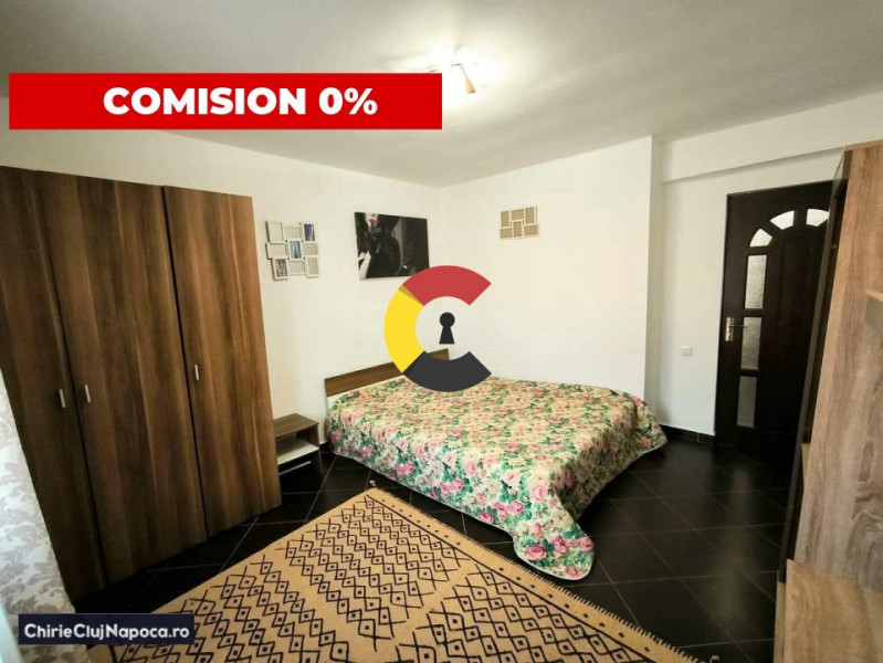 Ap. mobilat cu 2 camere+parcare, zona Primariei, cu preluare chirias 