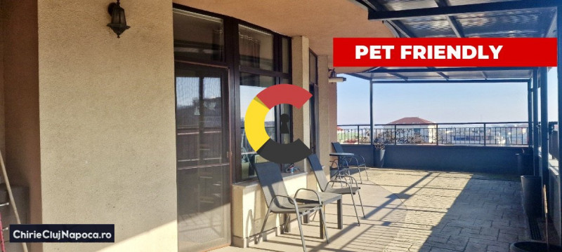 Apartament dragut cu 2 camere dec. si terasa mare, ZORILOR, zona Parc Zorilor