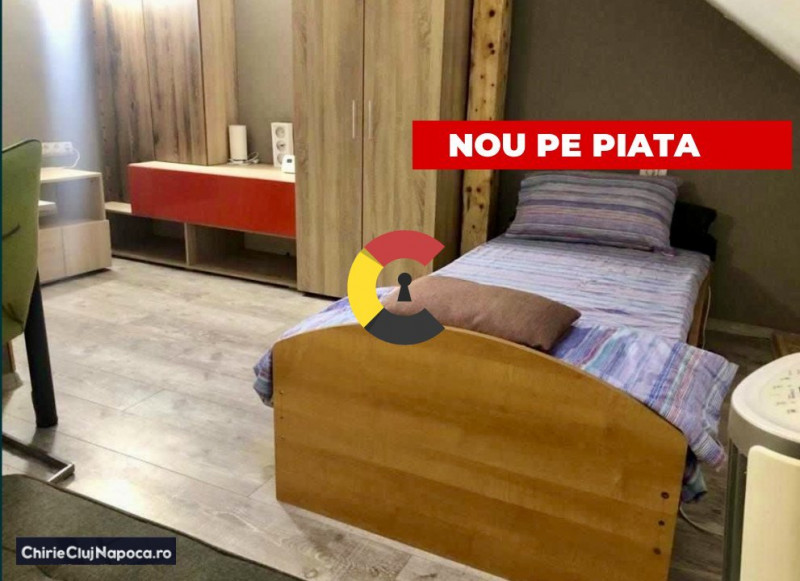 Apartament studențesc cu 2 camere dec.  si 2 bai, HASDEU, zona UMF, parcare