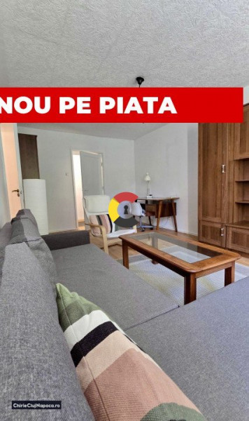 Apartament fain cu 2 camere dec., GRIGORESCU, zona Profi City, balcon