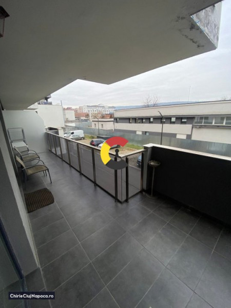 Ap cu 2 camere + parcare | terasă | cart Iris - zona Parc Feroviarilor