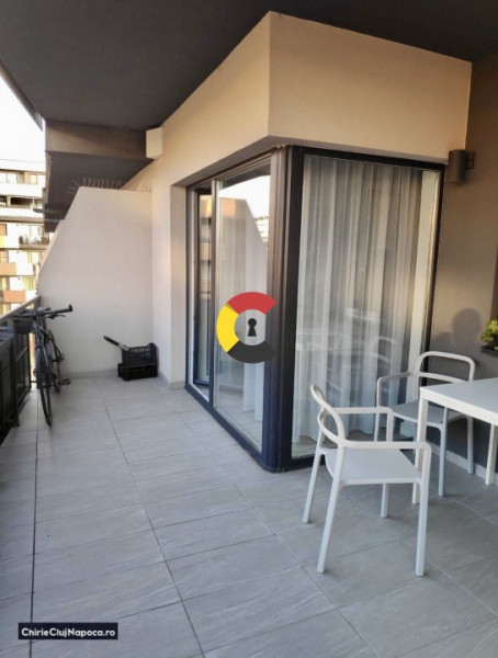 Apart. cu 2 camere, PETFRIENDLY, Gheorgheni, Grand Park, terasa