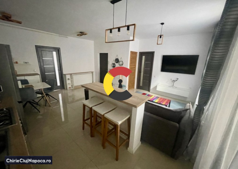 Apartament frumos cu 2 camere și terasă cu BBQ• Dâmbul Rotund