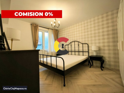 Apartament elegant cu 2 camere + balcon, vizavi de Parcul Central