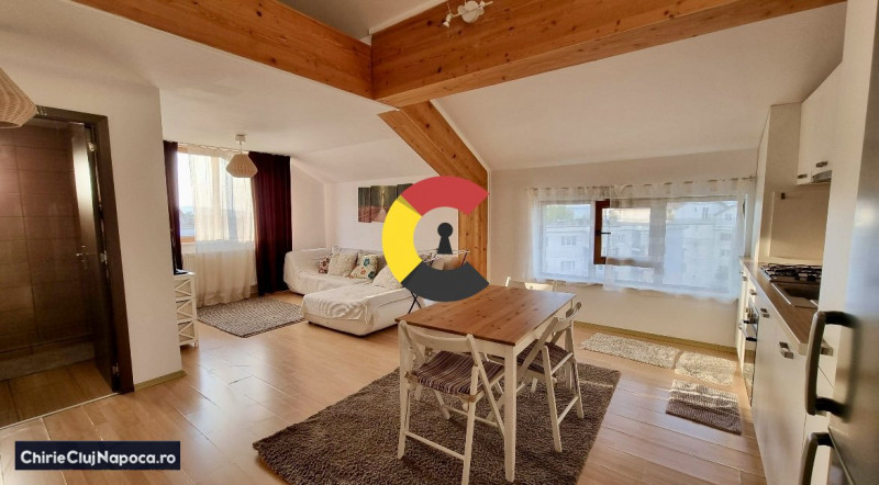 Apartament spatios cu 2 camere pe doua etaje, Zorilor