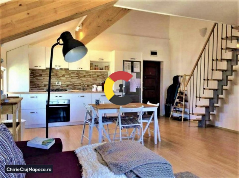 Apartament spatios cu 2 camere pe doua etaje, Zorilor