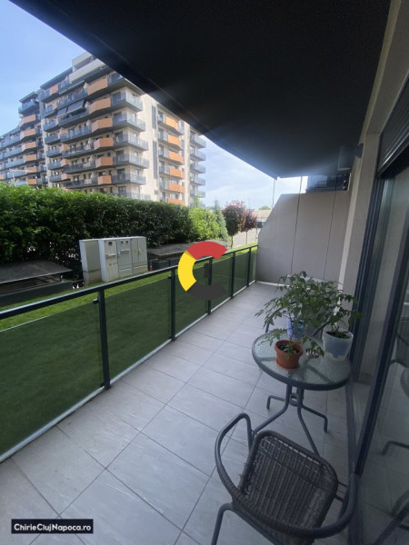 Ap cu 2 camere, terasa | Pet friendly talie mică | Grand Park - Iulius