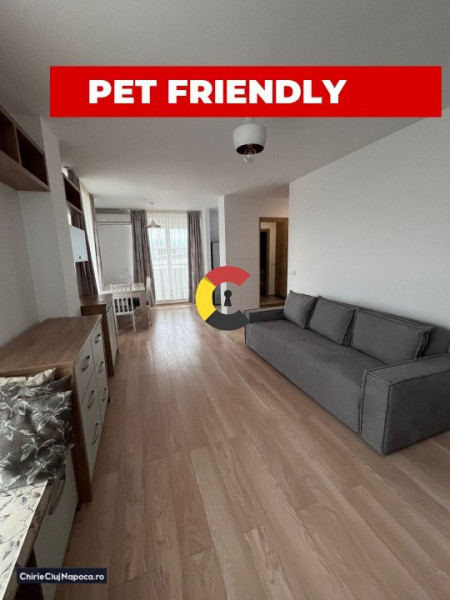 Apartament luminos cu 2 camere• cartier A.Muresanu• PET FRIENDLY