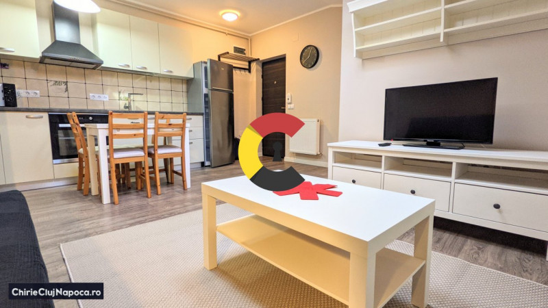 Ap. frumos cu 2 camere+parcare, bloc nou, str Edgar Quinet-Manastur 