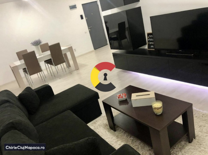 Apartament spatios cu 2 camere, cartier Dambul Rotund, Ego Residence