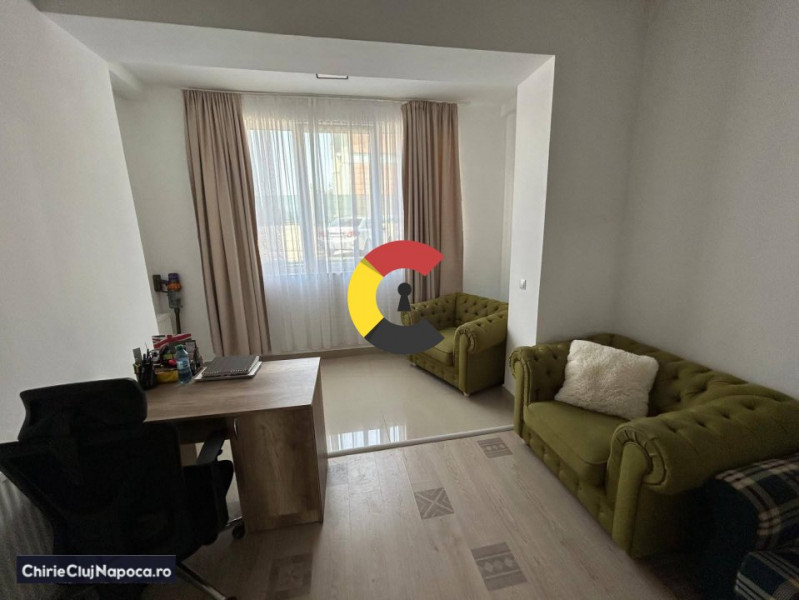 Ap. cu 2 camere + curte proprie, bloc nou, parcare, str Margaului 