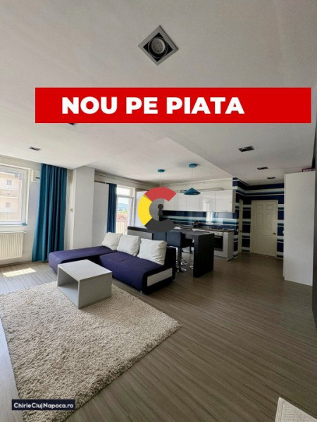 Apart. frumos cu 2 camere, cartier Iris, cu parcare subt, 2 balcoane