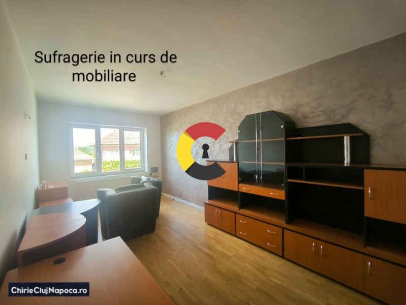 Ap. cu 3 camere, 2 balcoane, parcare, Apahida, 9 min de Aeroport 