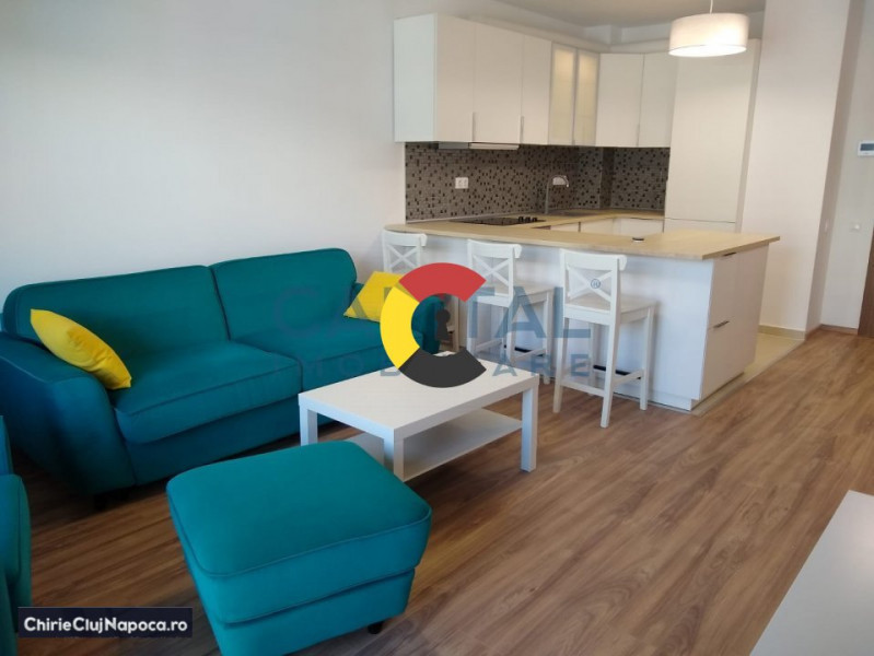Apartament elegant cu 2 camere | Cart. Buna ziua | Ac | Garaj | Terasa