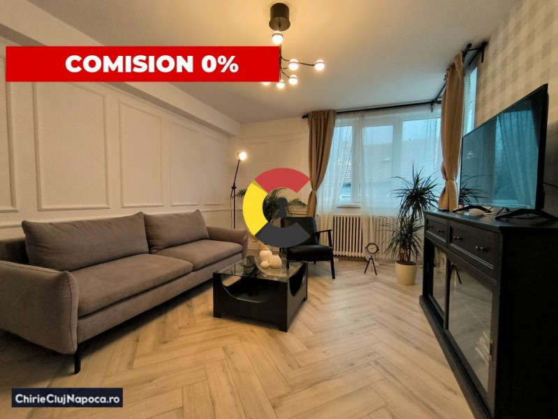 Apartament elegant cu 2 camere + balcon, vizavi de Parcul Central