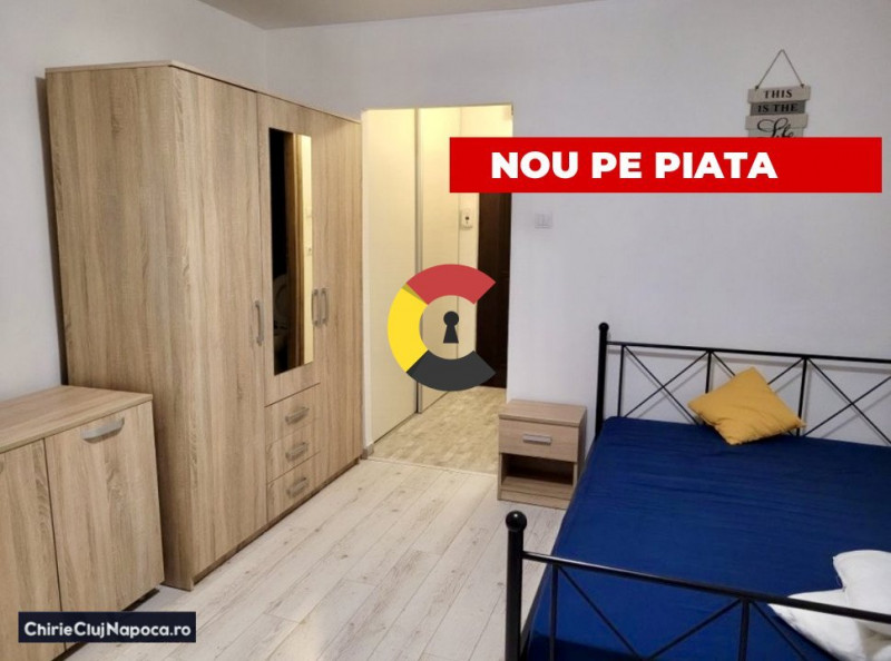 Garsoniera moderna, Manastur, dressing, cu parcare