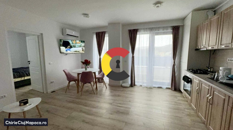 Apartament 2 camere, Unchiul Sam Residence, cartier Iris, cu parcare