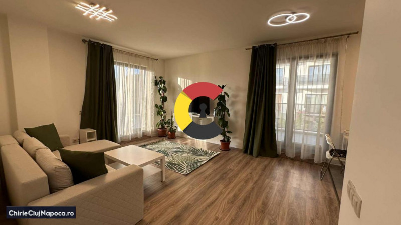 Apartament frumos și luminos cu 2 camere• Gardenia Residence- Borhanci