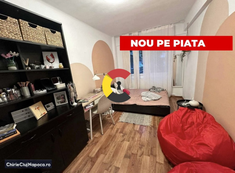 Apartament cu 2 camere decomandat, Central, zona UBB