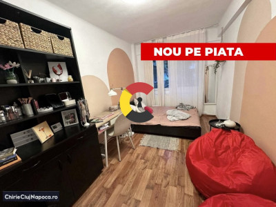 Apartament cu 2 camere decomandat, Central, zona UBB