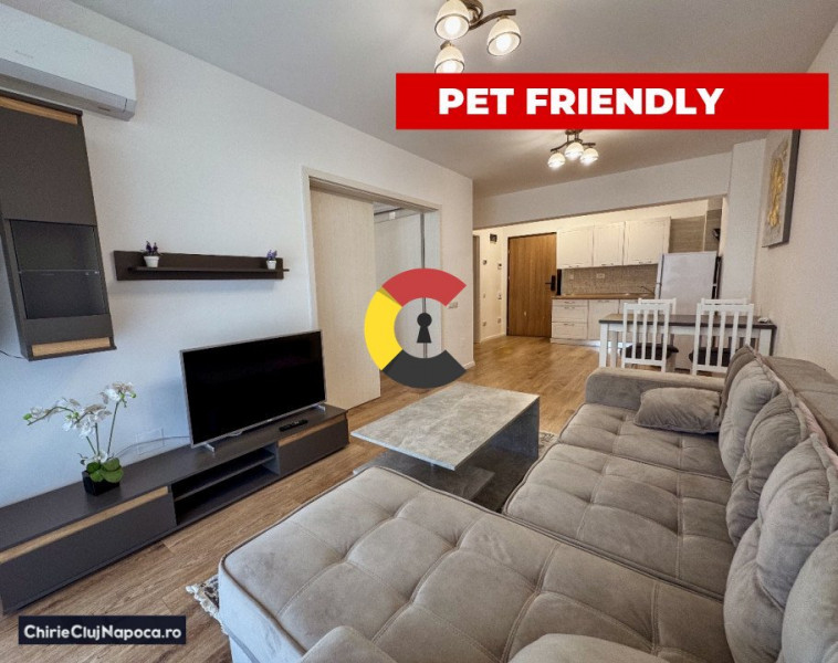 Ap cu 2 camere, Gheorgheni, Viva City, PETFRIENDLY, cu parcare, terasa